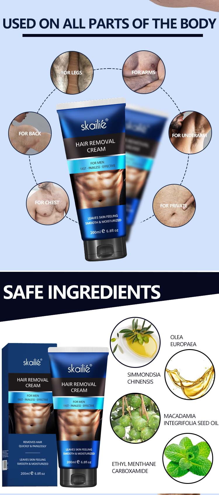 Men Hair Removal Cream
