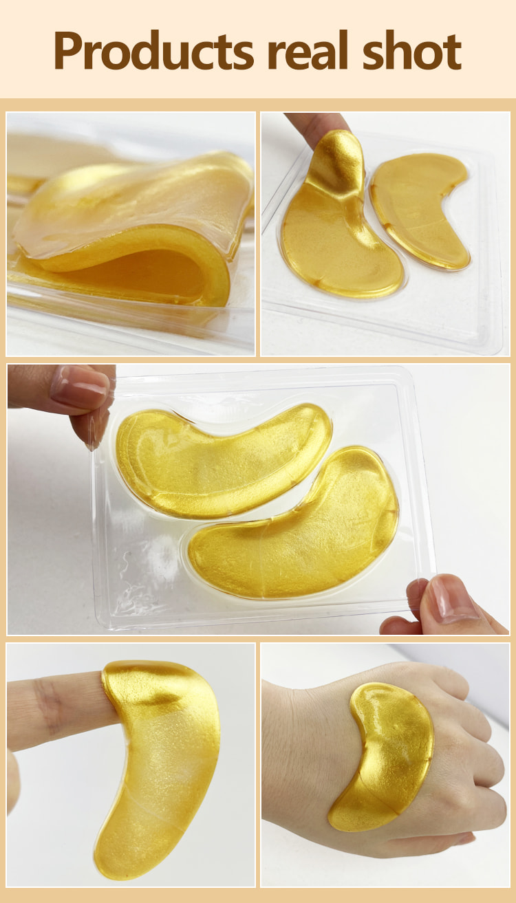 Snail Gold Crystal Eye Mask