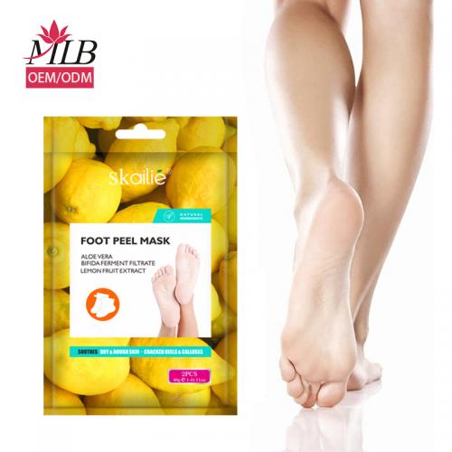 lemon exfoliating foot mask