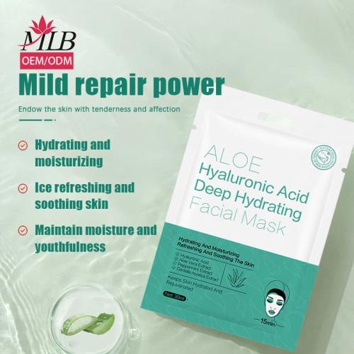 Aloe Hyaluronic Acid  Hydrating Facial Mask