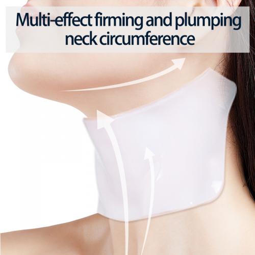 White collagen neck mask